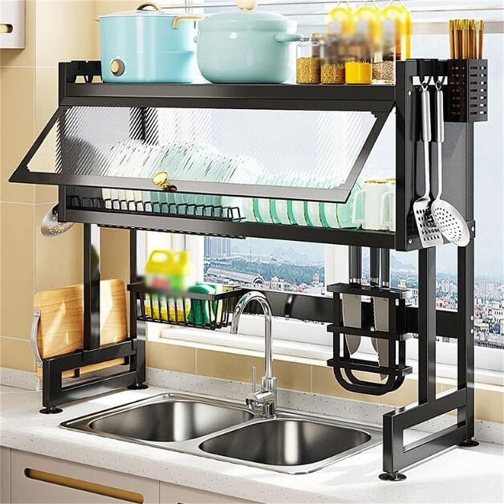 Kitchen Sink Shelf With Sliding Door Cabinet