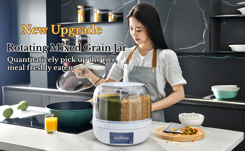 Grain Storage Container Dispenser