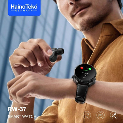 Haino Teko RW37  Smart Watch and Bluetooth Earbuds