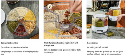 Grain Storage Container Dispenser